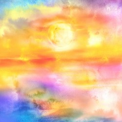 Abstract Warm Sunset II